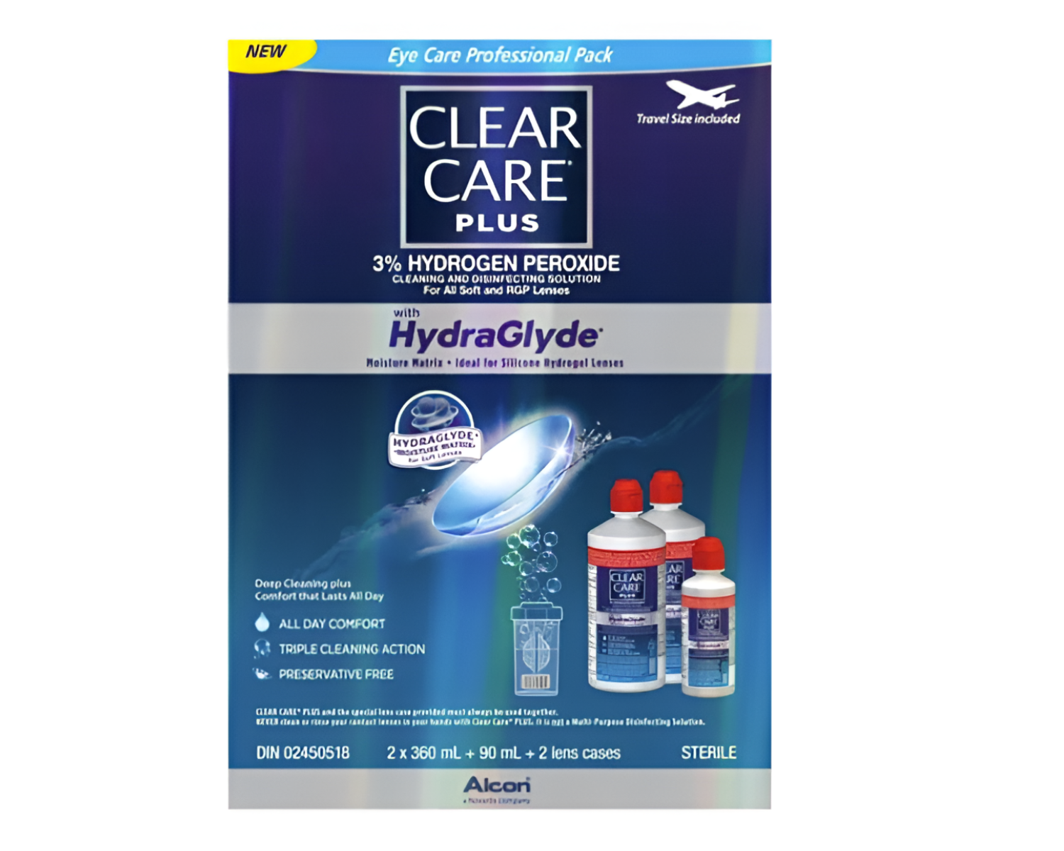CLEAR CARE PLUS with HydraGlyde - Professional Pack